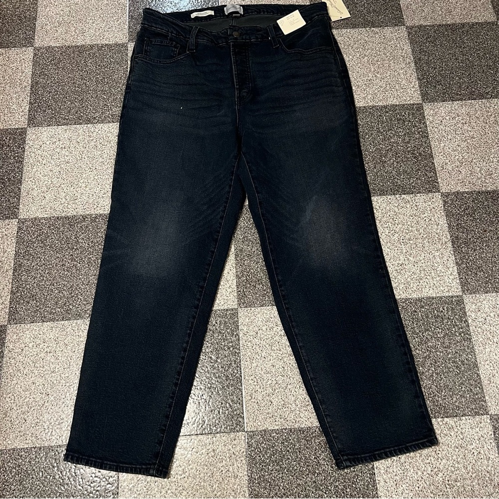 NWT- Universal Thread Women's Mid Rise 80s Slim Dark Wash Ankle Jeans size 17 - Picture 5 of 14